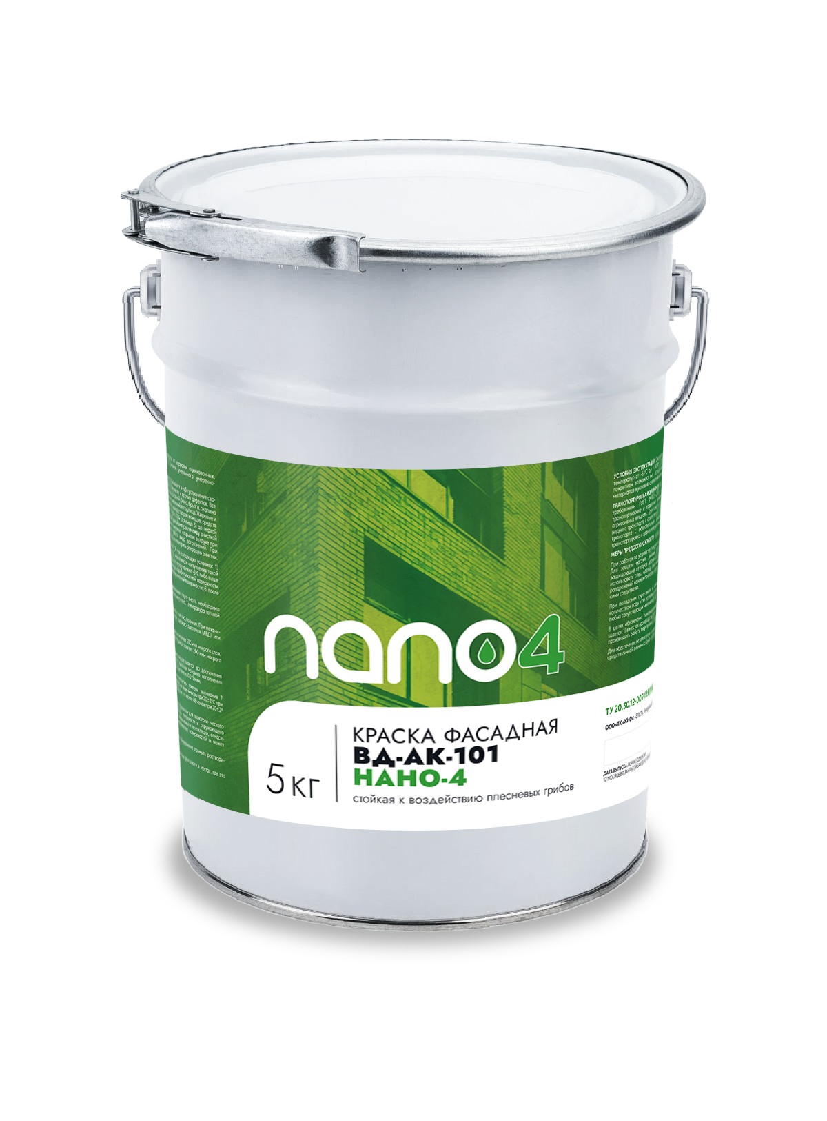 Фасадная краска ВД-АК-101 «Nano-4»
